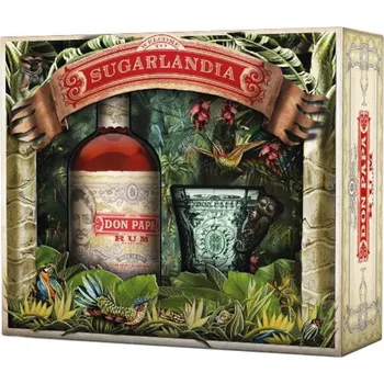 Rum Don Papa Baroko 0,7L 40% (dárkové balení 1 sklenička)