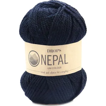 Příze Drops Nepal Uni 8903 černá