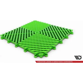 Venkovní dlažba Modular Maxton floor - dlaždice modulární podlahy - světle zelená