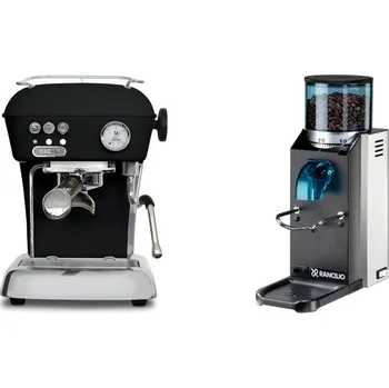Kávovar Ascaso Dream ONE, Dark Black + Rancilio Rocky Doserless