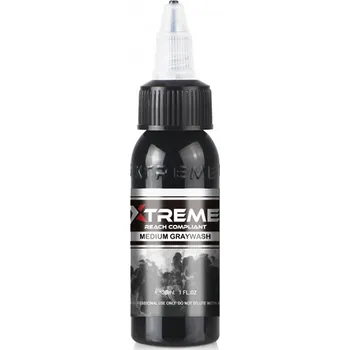 Tetovací barva XTreme Ink - Medium Graywash 30ml