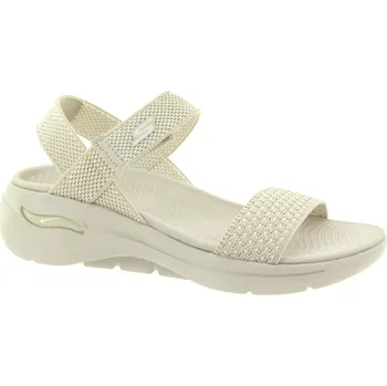 Dámské sandále SKECHERS Dámské textilní béžové sandály 140264-NAT-855 Velikost 40