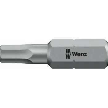 Bit Wera 135070 Šroubovací bit 1/4&quot; inbus 1/16&quot; x 25 mm, typ 840/1 Z Hex-Plus
