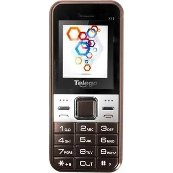 Mobilní telefon X-SITE Mobilní telefon TELEGO X15 coffee