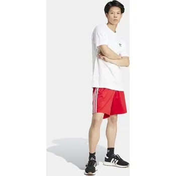 Pánské kraťasy adidas Sportovní kraťasy adicolor Firebird IM9421 Červená Regular Fit XL