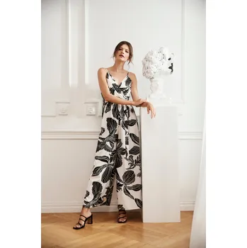 Dámský overall Dámský overal MOODO - černá/bílá Marisse černá | bílá 2724264