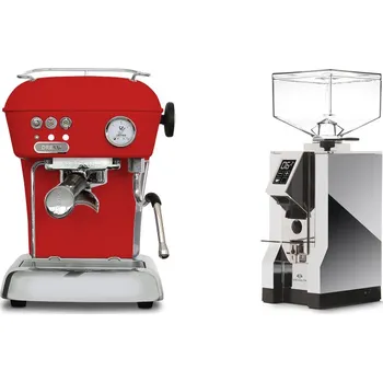 Kávovar Ascaso Dream ONE, Love Red + Eureka Mignon Specialita, CR chrome