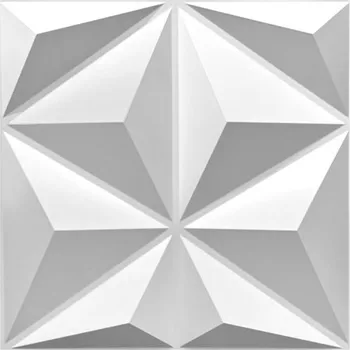 Obklad Obkladové panely 3D PVC STAR bílý STAR D177 bílý