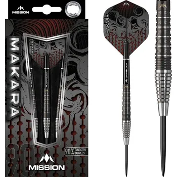 Šipky Mission Makara M2 Graphite PVD Black 90% 23g steel