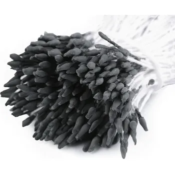 umělá květina Květinové pestíky matné - šedá (5 svaz.)