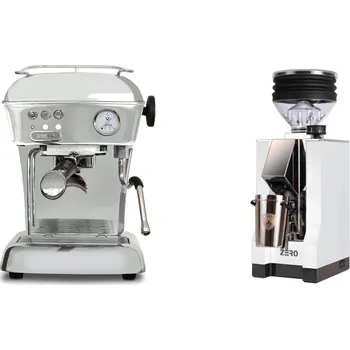Kávovar Ascaso Dream ONE, leštěný hliník + Eureka Mignon Zero, CR white