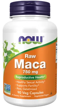 Přírodní produkt Now Foods Maca Raw 750 mg