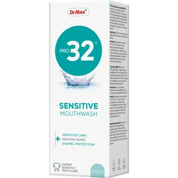 Ústní voda Dr. Max PRO32 Sensitive Mouthwash ústní voda 500 ml