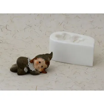 Silikonová forma - Miminko skřítek holčička 75 x 40 x 30 mm