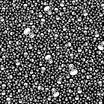 Šátek Šátek bavlna malé lebky