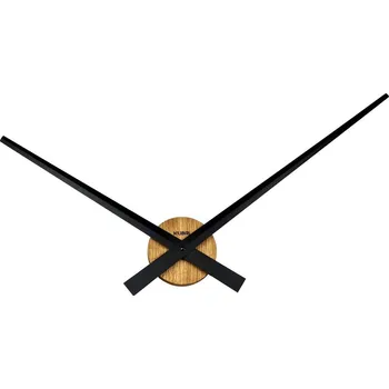 Hodiny Minimalistické dubové hodiny české výroby s robustními ručičkami KUBRi 0017
