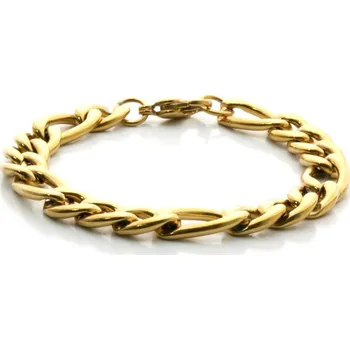 Náramek Zlatý pánský náramek 0,7 cm z chirurgické oceli FIGARO S858000