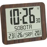 TFA 60.4518.08 - Nástěnné hodiny DCF s venkovním čidlem teploty a s českým dnem v týdnu