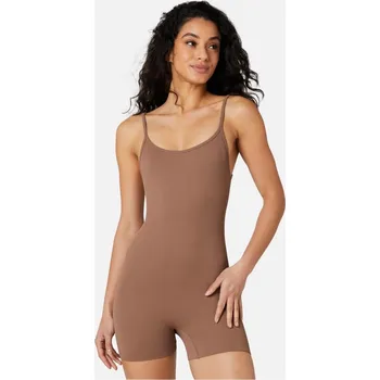 Dámské tričko Miso Seamless Short Unitard Womens Tan 14 (L)