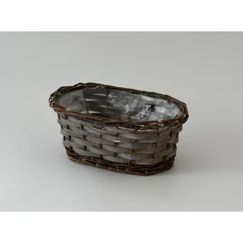 Nákupní košík Proutěný košík bez uší - Ovál