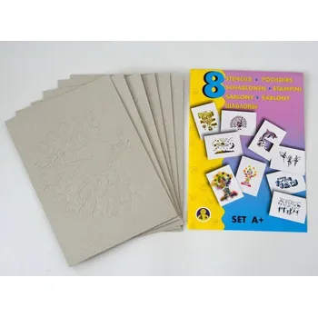 Šablony pro foukací fixy - MIX motivů