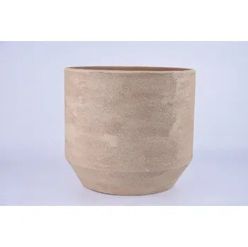 Květináč Obal na květináč keramický PORTO, pr.29x26cm, kamel|CAMEL|Ego Dekor