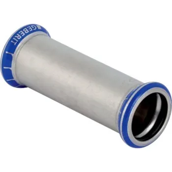 Vodovodní potrubí Geberit MAPRESS přesuvný nátrubek DN15, lisovací, voda, nerez ocel