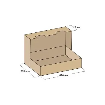 Karton Packface Poštovní krabice hnědá 350 x 250 x 50 mm