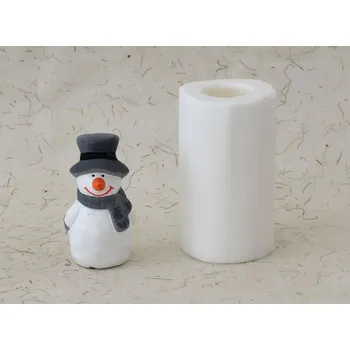 Silikonová forma - Sněhuláček malý 38 x 32 x 72 mm