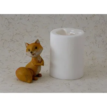 Silikonová forma - Liška 2 - 73 x 70 x 105 mm