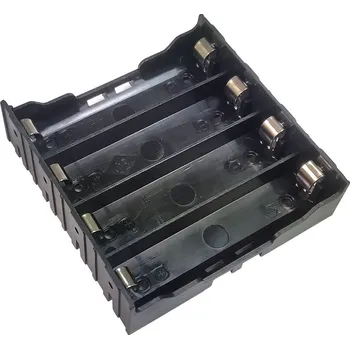 Článková baterie Pouzdro na baterie 4x 18650 vedle sebe samosatné vývody do plošného spoje