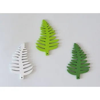 Dřevěná dekorace KAPRADINA MALÁ BÍLÁ