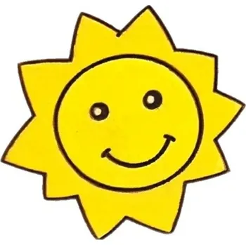 Brož Studio NET s.r.o. Brož dřevěná - sluníčko