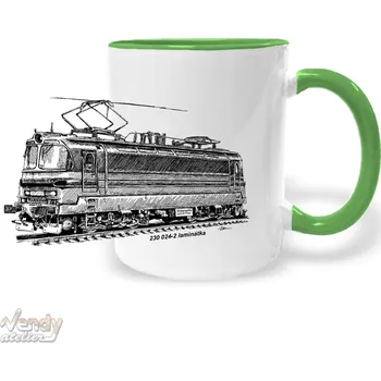 Hrnek - LAMINÁTKA 230 024 Barva: Zelená