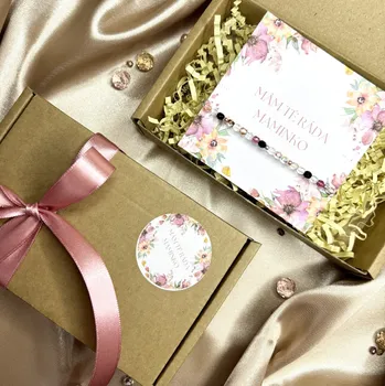 Náramek Dárkové balení s náramkem Mám tě ráda maminko