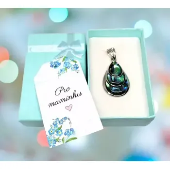Přívěsek Dárkově balený přívěsek paua "PRO MAMINKU"