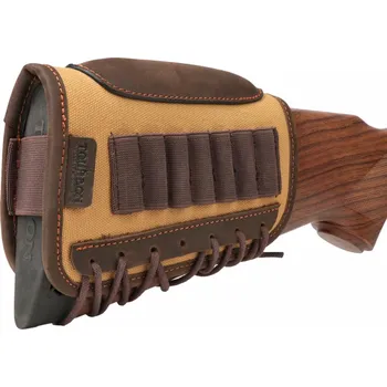 Příslušenství pro sportovní střelbu Návlek na pažbu - Pravý, hnědý, kulový, s malou lícnicí 138PhKmL