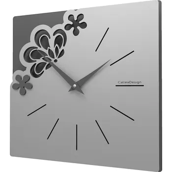Hodiny Hodiny CalleaDesign 56-10-1-2 little Merletto 30 cm aluminium