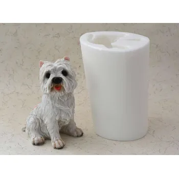 Silikonová forma - Velký pes 95 x 110 x 150 mm