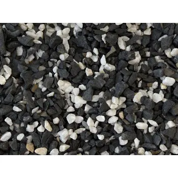 Přírodní kámen Kamínky přírodní ČERNOBÍLÉ