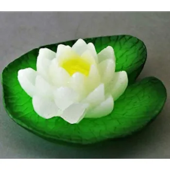 Silikonová forma - Leknín prům. 75 x 35 mm