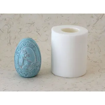 Silikonová forma - Zdobené vejce 1 - 64 x 60 x 85 mm