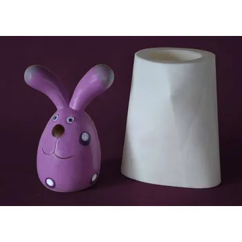 Silikonová forma - Zajíc velký 100 x 75 x 140 mm