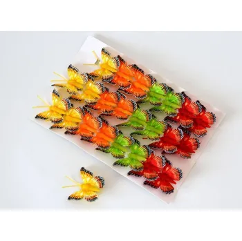 Motýlek s klipem 5 cm - vzor 8 ZELENÝ