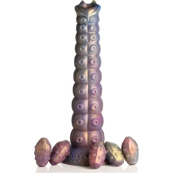 Dildo Creature Cocks Deep Invader Tentacle Ovipositor Silicone Dildo with Eggs
