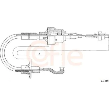 Auto-moto Tažné lanko, ovládání spojky COFLE 11.256