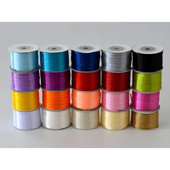 Stuha Atlasová stuha 0,3 cm hnědá (bez obrázku)