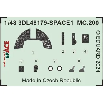 Plastikový model 1/48 MC.200 SPACE (ITA)