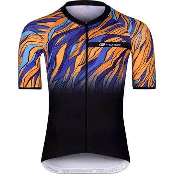 Cyklistika Force LIFE černo-modro-oranžový L + Doprava ZDARMA