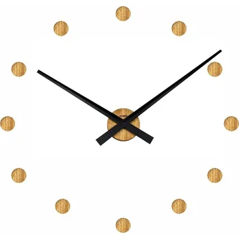 Hodiny Nalepovací dubové hodiny české výroby KUBRi 0008